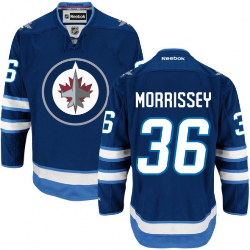 Josh Morrissey Reebok Winnipeg Jets Premier Navy Blue Home Jersey